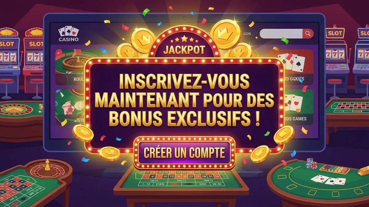 Inscription avec bonus
